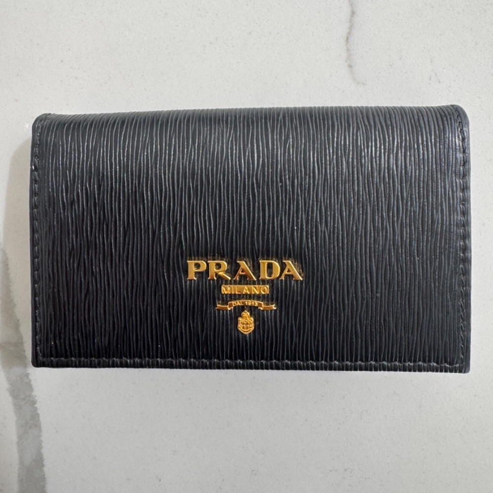 Prada Saffiano Leather Card Holder
